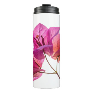 Schöne Kagoj Phool Papierblume Botanische Flora Thermosbecher