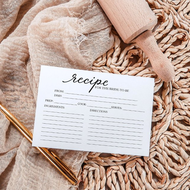 Schöne Kalligraphie Brautparty Rezeptionskarten (Von Creator hochgeladen)