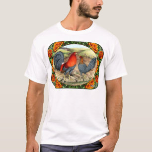 Schöne Kampfhühner T-Shirt