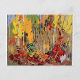 Schöne kanadische Herbstlandschaft von Tom Thomson Postkarte