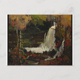 Schöne kanadische Wasserfall Landschaft Tom Thomso Postkarte