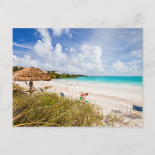 Schöne karibische Strand Postkarte