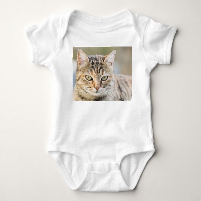 Schöne Katze Baby Strampler (Vorderseite)