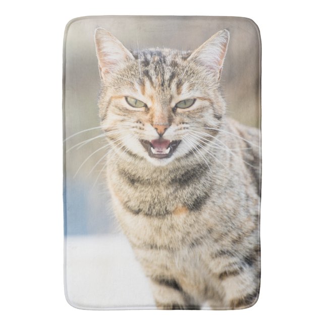 Schöne Katze Badematte (Vorderseite Vertikal)