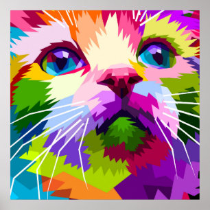 Schöne Katze Poster