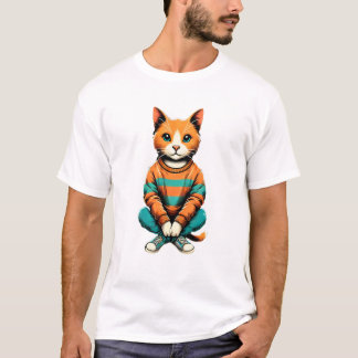 Schöne Katze T-Shirt