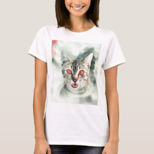 Schöne Katze T-Shirt