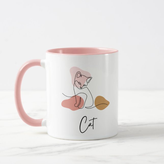 Schöne Katzenkaffee-Tasse Tasse (Links)