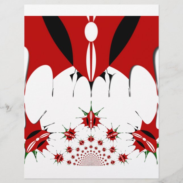 Schöne kenianische Flagge. (Vorderseite)