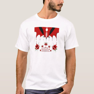 Schöne kenianische Flagge. Motif Art Design T-Shirt