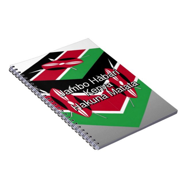 Schöne Kenyan Flag Cube mit Gruß Notizblock (Rechte Seite)