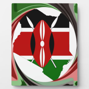 Schöne Kenyan Whirlwind Karte Design Fotoplatte