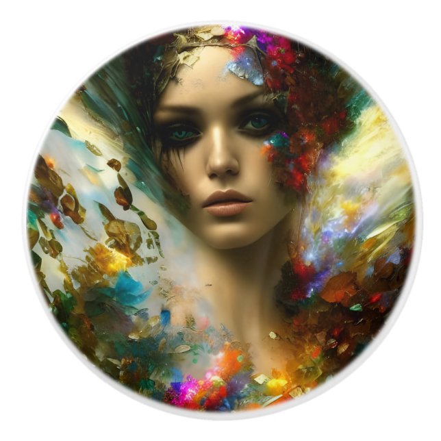 Schöne Keramik Pull Keramikknauf (Vorderseite)