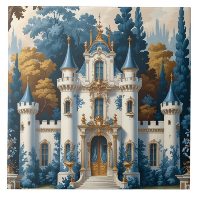 Schöne Keramikfliese (Vorderseite)