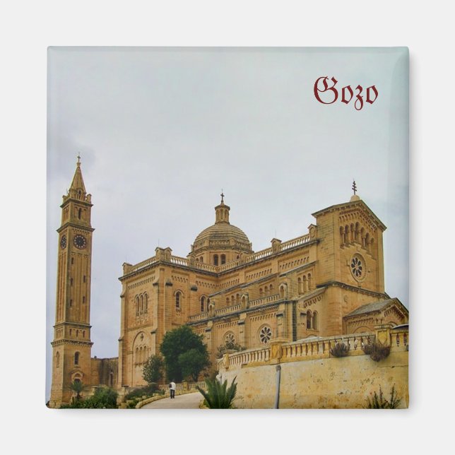 Schöne Kirche auf der Insel Gozo, Malta Magnet (Vorne)