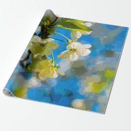 Schöne Kirschblüten Geschenkpapier