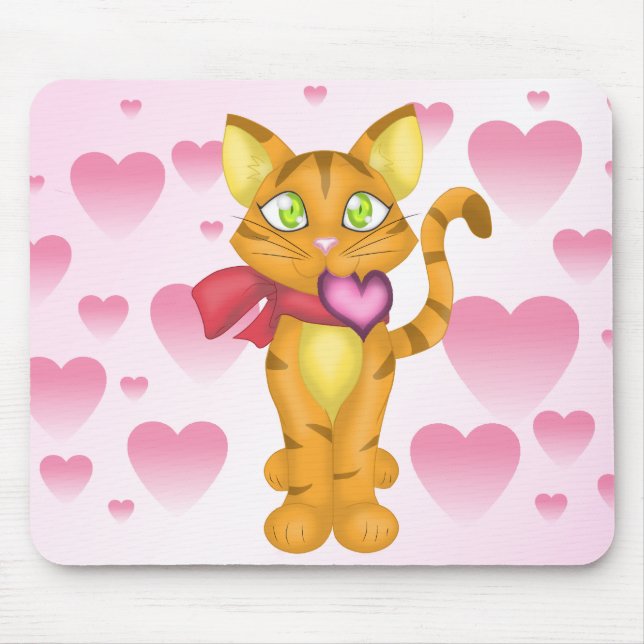 Schöne Kitty Mousepad (Vorne)