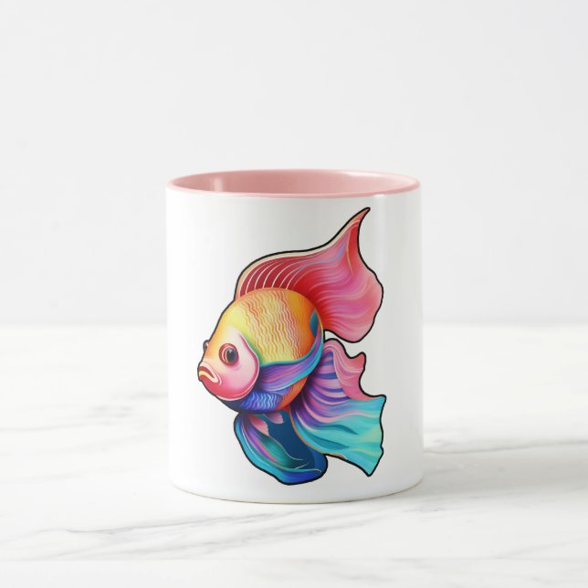 Schöne kleine Fische Tasse (Zentrum)