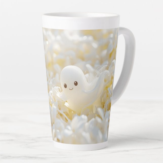 Schöne kleine Geister unter weißen Blume Milchtasse (Rechte Ecke)