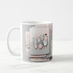 Schöne kleine Tasse, leicht in Weich-Rosa Kaffeetasse