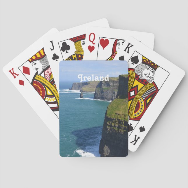 Schöne Klippen der Moher Spielkarten (Rückseite)