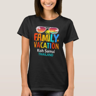 Schöne Koh Samui Insel passende Outfits Familie T-Shirt