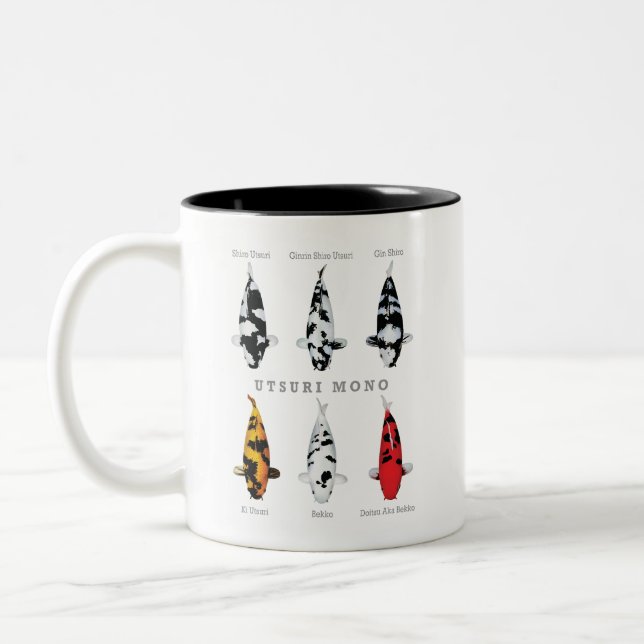 Schöne Koi Fish Tasse - Elegantes und einzigartige (Links)