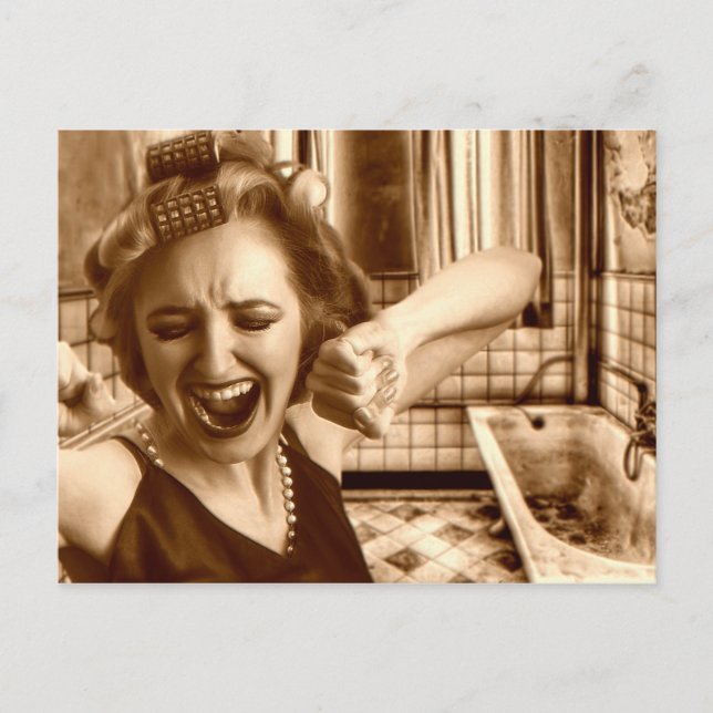 Schöne Königin am Morgen Postkarte (Vorderseite)