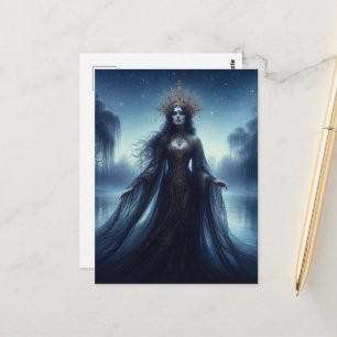 Schöne Königin der Nacht Postkarte