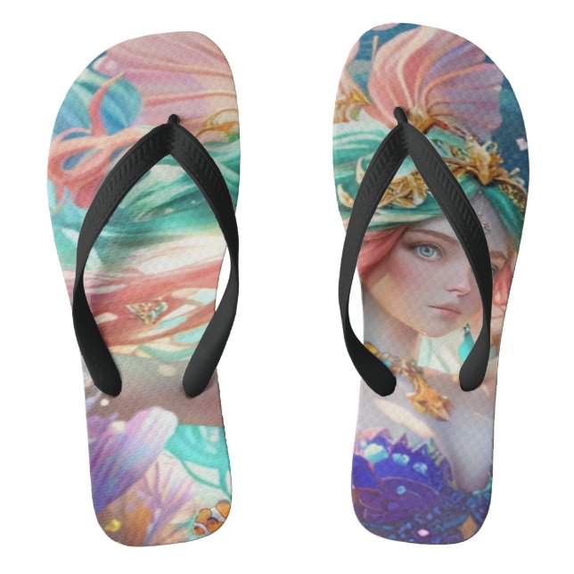 Schöne Königin  Flip Flops (Fußbett)
