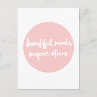 Schöne Köpfe inspirierte Menschen Inspiration Zita Postkarte