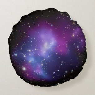 Schöne kosmische Raumgalaxiegruppen Rundes Kissen