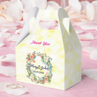 Schöne Kranz Rosa romantische Hochzeit Geschenkschachtel