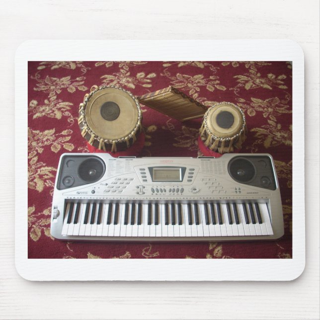 Schöne Kreative Ecke: Musikalisches Tapezierhaus Mousepad (Vorne)