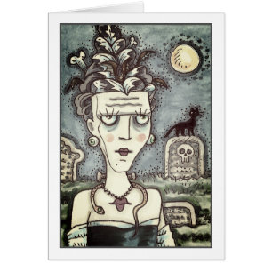 SCHÖNE KREEPTION FRANKENELLA MONSTER, GRAVES Leere