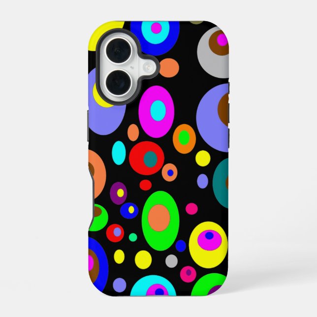 Schöne Kreise  iPhone 16 Hülle (Rückseite)