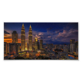 Schöne Kuala Lumpur Petronas Twin Towers Fotodruck