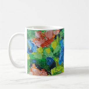 Schöne Kunst-Blume Kaffeetasse