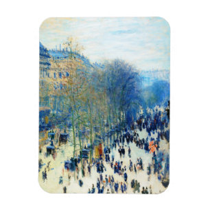Schöne Kunst Boulevard-DES Capucines Claude Monet Magnet