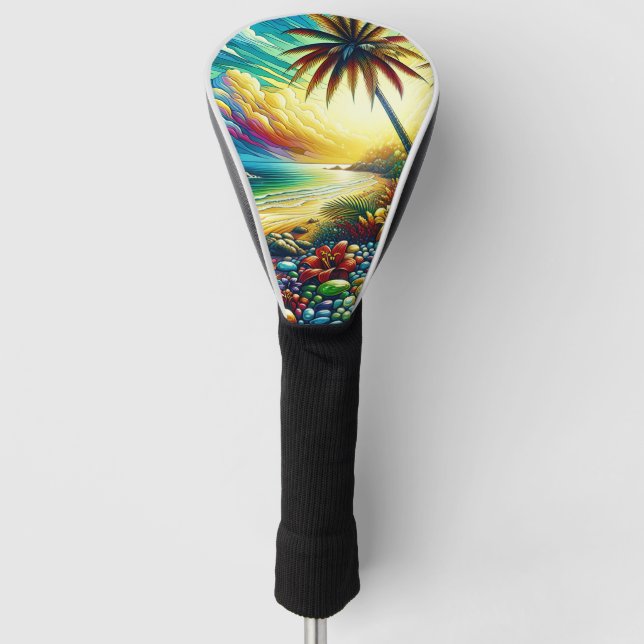 Schöne Kunst | Küstenküche Golf Headcover (Vorderseite)