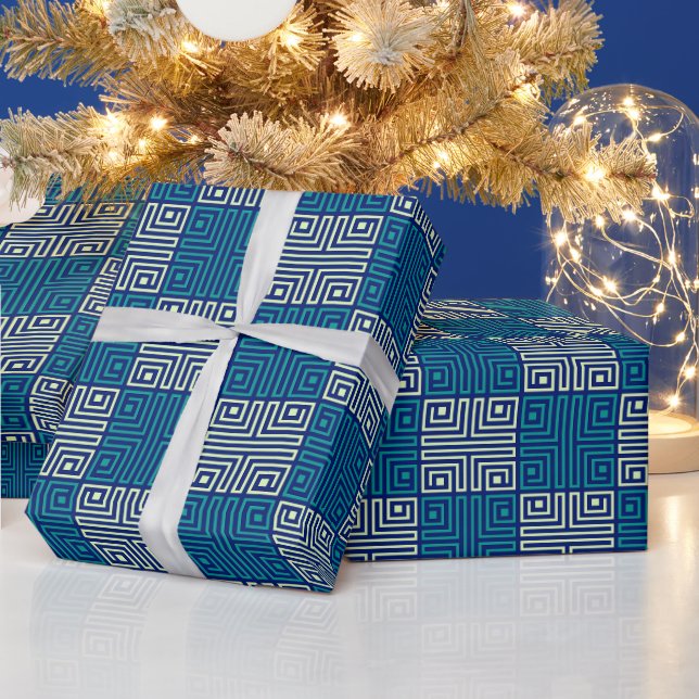 Schöne künstlerische Liebe Whimsical Urlaub Geschenkpapier (Feiertage)