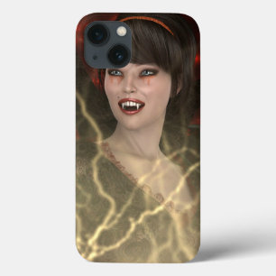 Schöne Lady Vamp Perfekter Halloween-Stil Case-Mate iPhone Hülle