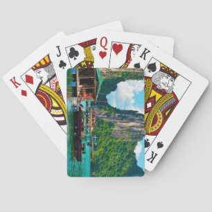 Schöne Landschaft Deck beim Kartenspielen Spielkarten