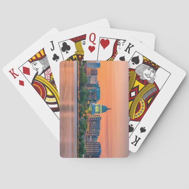 Schöne Landschaft Deck beim Kartenspielen Spielkarten (Rückseite)