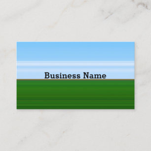 Schöne Landschaft im Feld - Minimalistischer Stil Visitenkarte
