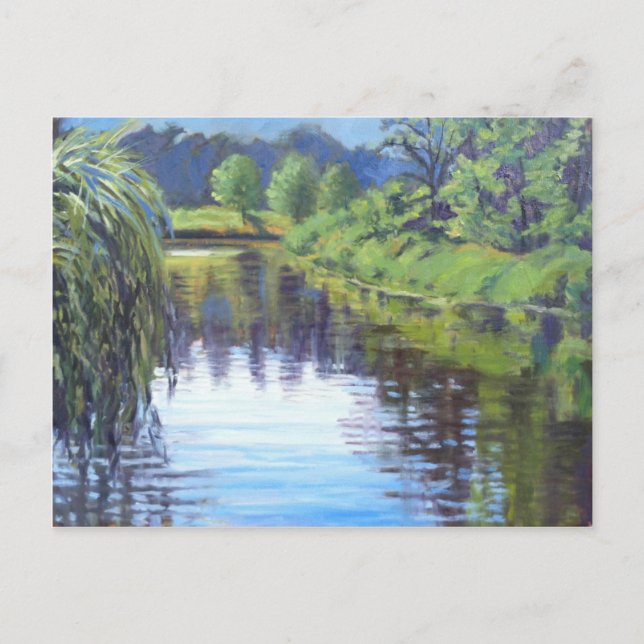 Schöne Landschaft im Saint-Louis-Wald Park Postkarte (Vorderseite)