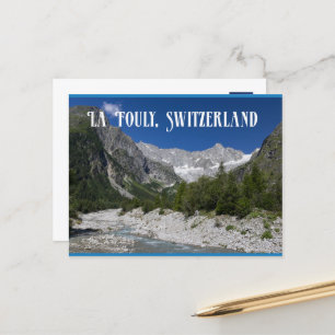 Schöne Landschaft, La Fouly, Schweiz Postkarte