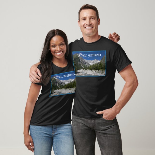 Schöne Landschaft, La Fouly, Schweiz T-Shirt (Unisex)