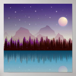 Schöne Landschaft Poster