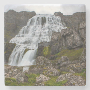 Schöne Landschaft Stein Achterbahn Steinuntersetzer